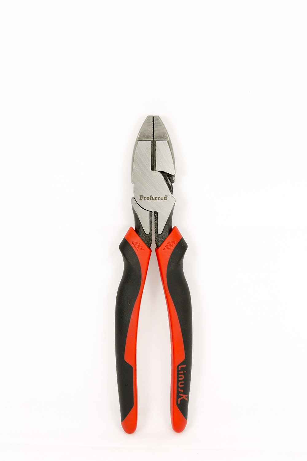 PROFERRED LINEMAN'S PLIERS HEAVY DUTY TPR GRIP 8.5''